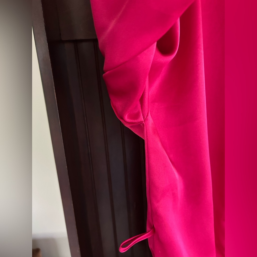 VINTAGE VICTORIA’S SECRET Gold Label Silky Satin Kimono Cover Up Quiet Luxury OS - Picture 5 of 8